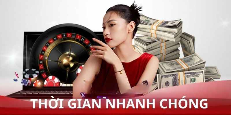 Thời gian hệ thống xử lý giao dịch là siêu nhanh, chỉ khoảng 3 đến 15 phút